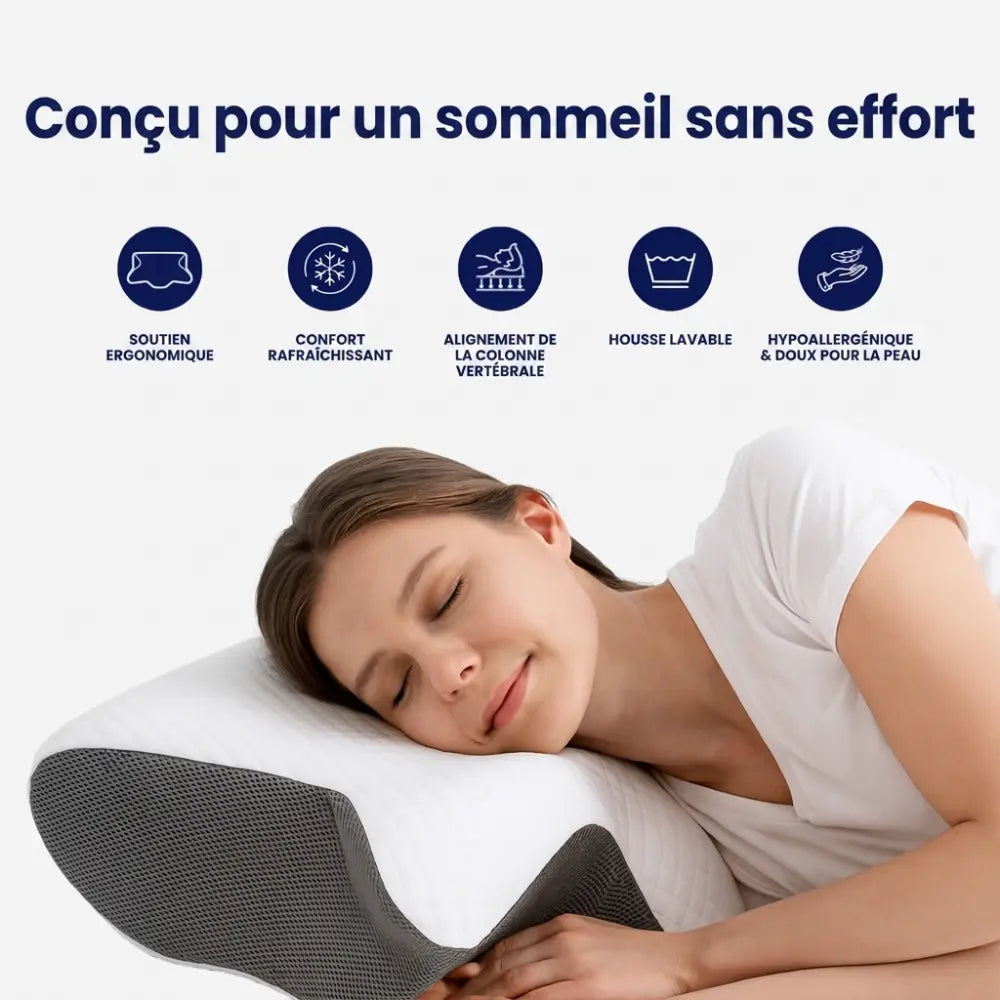 L'oreiller Bruvella™ original – Finies les douleurs matinales