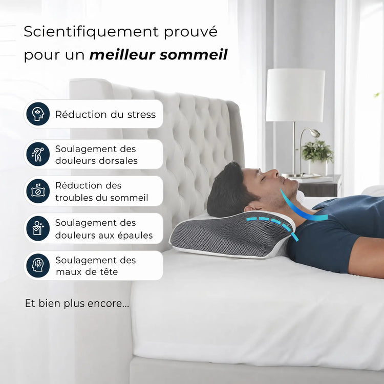 Oreiller Yveria scientifiquement prouvé